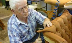 Der Senior bei der Arbeit...